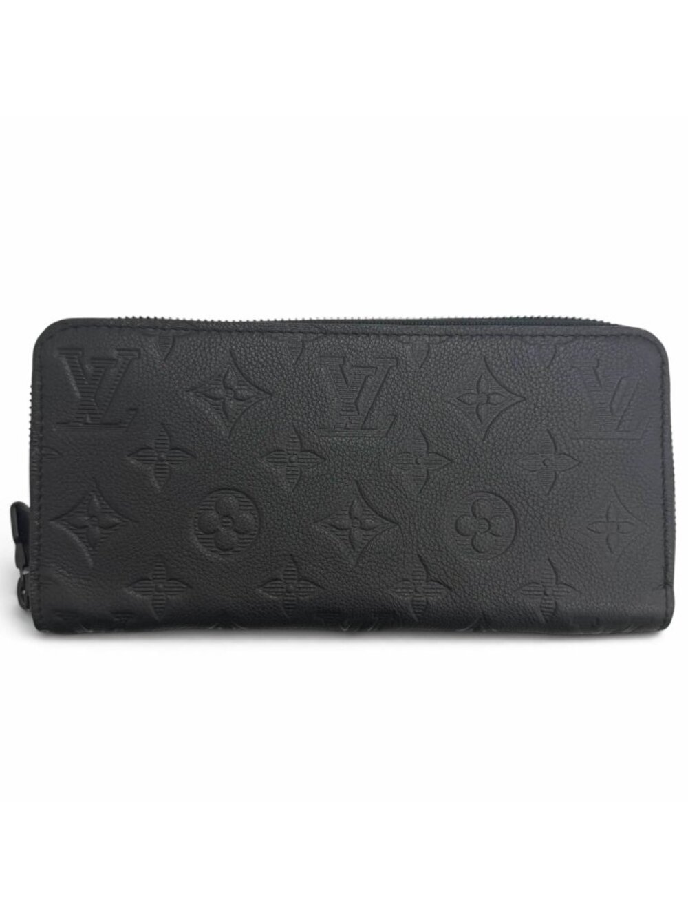 Louis Vuitton Zippy Wallet Horizontal Monogram Shadow Black